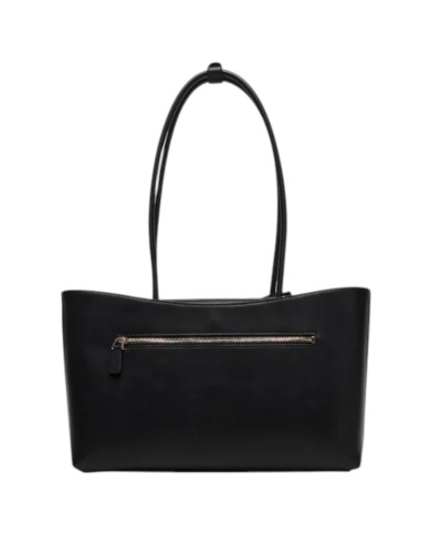 Borsa Donna Guess Shopper Janie Con Tracolla Leather Black