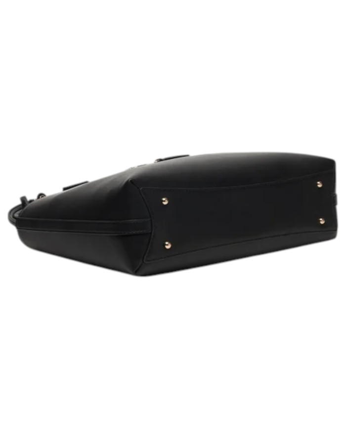 Borsa Donna Guess Shopper Janie Con Tracolla Leather Black