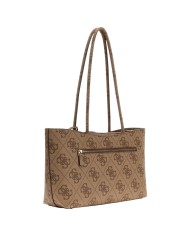 Borsa Donna Guess Janie 4G Logo Con Tracolla Leather Latte Beige