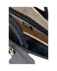 Borsa Donna Guess Janie 4G Logo Con Tracolla Leather Coal Black