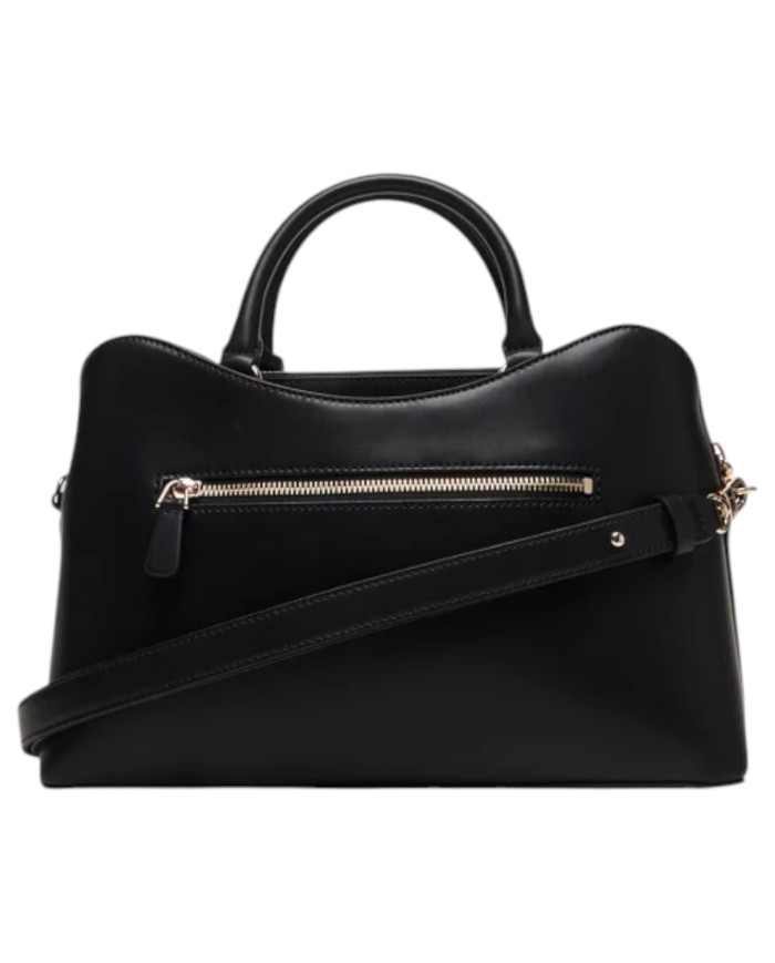 Borsa A Mano Donna Guess Janie Con Tracolla Leather Black
