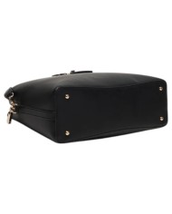 Borsa A Mano Donna Guess Janie Con Tracolla Leather Black