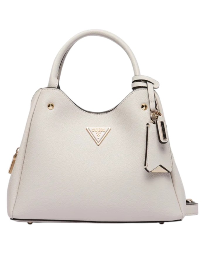 Borsa A Mano Guess Donna Meridian II Con Tracolla Leather Ivory