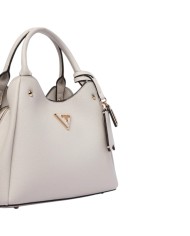 Borsa A Mano Guess Donna Meridian II Con Tracolla Leather Ivory