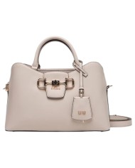 Borsa A Mano Donna Guess Janie Con Tracolla Leather Stone
