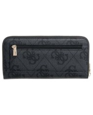 Portafoglio Donna Guess Janie 4G Logo Leather Coal Black