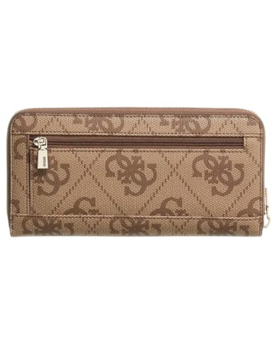 Portafoglio Donna Guess Janie 4G Logo Leather Latte Beige