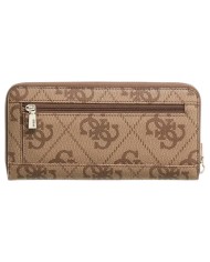 Portafoglio Donna Guess Janie 4G Logo Leather Latte Beige