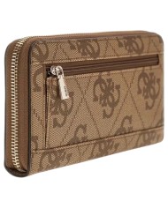Portafoglio Donna Guess Janie 4G Logo Leather Latte Beige