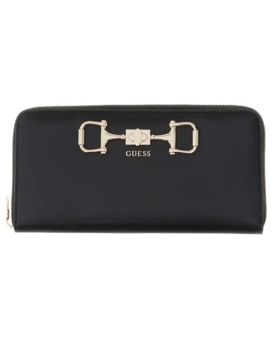 Portafoglio Donna Guess Janie Slg Leather Black