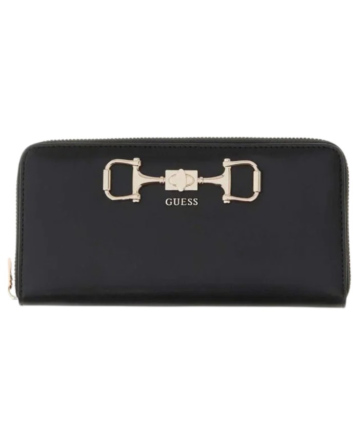 Portafoglio Donna Guess Janie Slg Leather Black