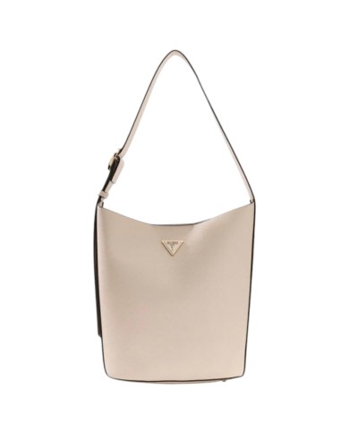 Borsa Guess Donna Meridian II Secchiello Leather Ivory