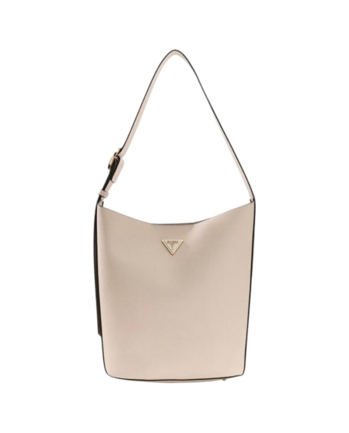 Borsa Guess Donna Meridian II Secchiello Leather Ivory