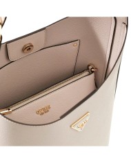Borsa Guess Donna Meridian II Secchiello Leather Ivory