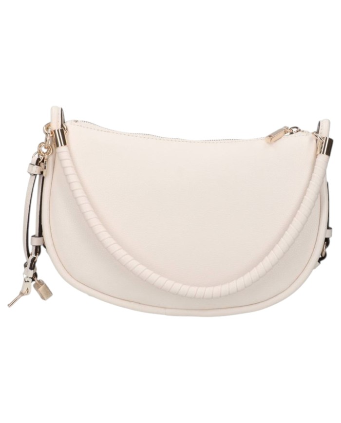 Tracolla Donna Guess Danya Leather Off White