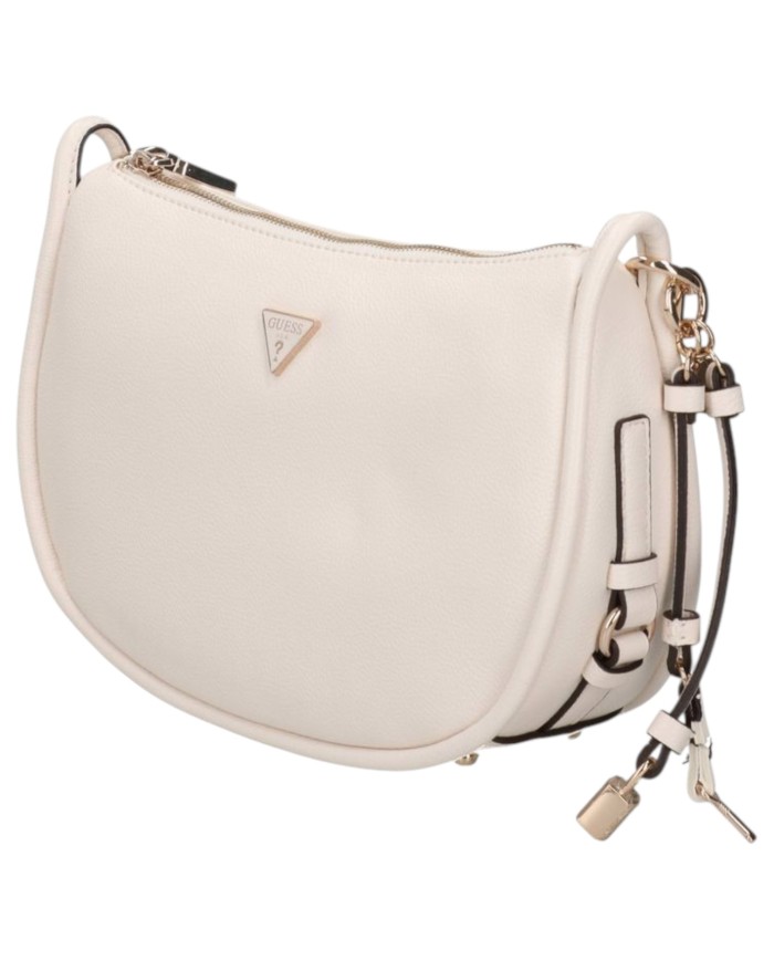 Tracolla Donna Guess Danya Leather Off White