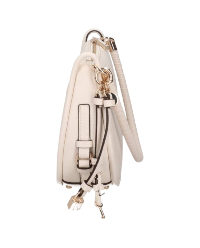 Tracolla Donna Guess Danya Leather Off White