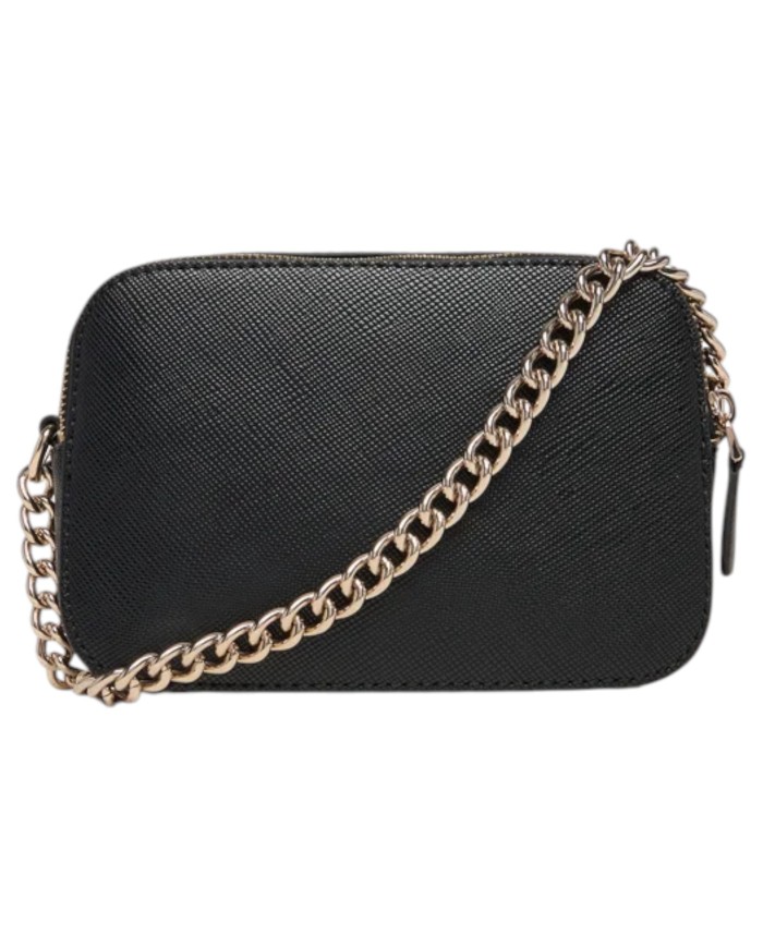 Tracolla Donna Guess Noelle II Saffiano Leather Black