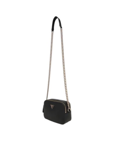 Tracolla Donna Guess Noelle II Saffiano Leather Black