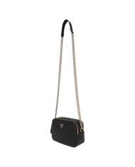 Tracolla Donna Guess Noelle II Saffiano Leather Black