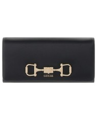 Portafoglio Donna Guess Janie Slg Flap Leather Black