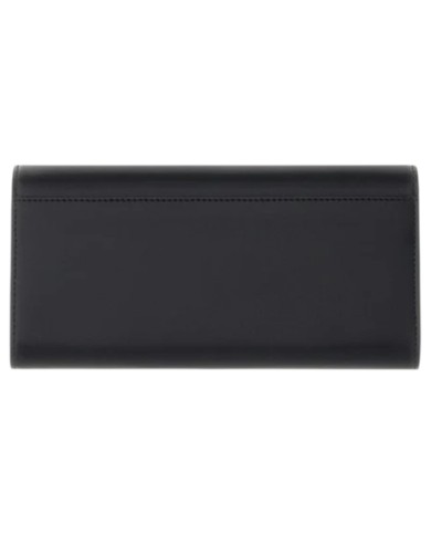 Portafoglio Donna Guess Janie Slg Flap Leather Black