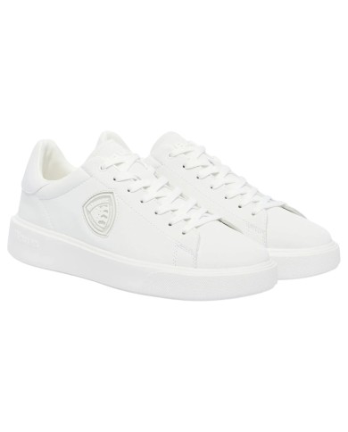 Sneakers Blauer Uomo Buck Leather White
