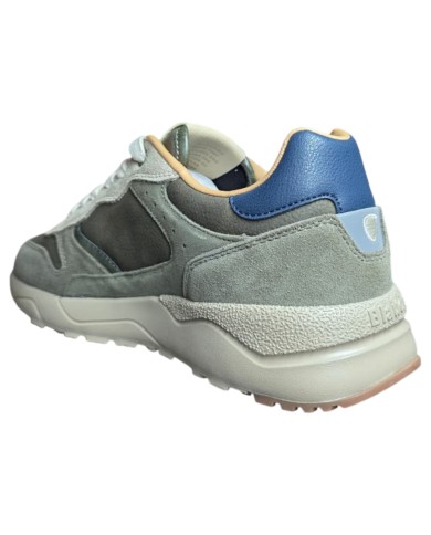 Sneakers Blauer Uomo Ozark Suede Leather Taupe Military
