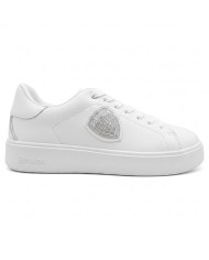 Sneakers Blauer Donna Victory Glitter Logo Leather White