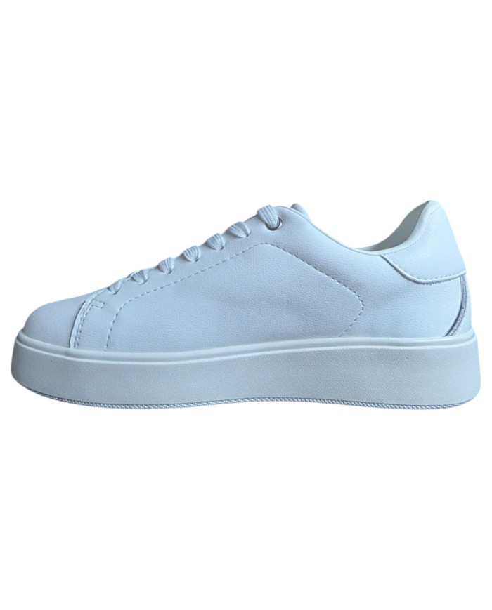 Sneakers Blauer Donna Victory Glitter Logo Leather White