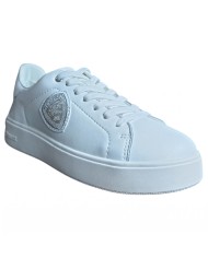 Sneakers Blauer Donna Victory Glitter Logo Leather White