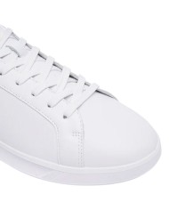Sneake Uomo Ralph Lauren Heritage Court II Leather White Black