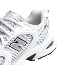 Sneakers Uomo Unisex Donna New Balance 530 Mesh Leather White Grey