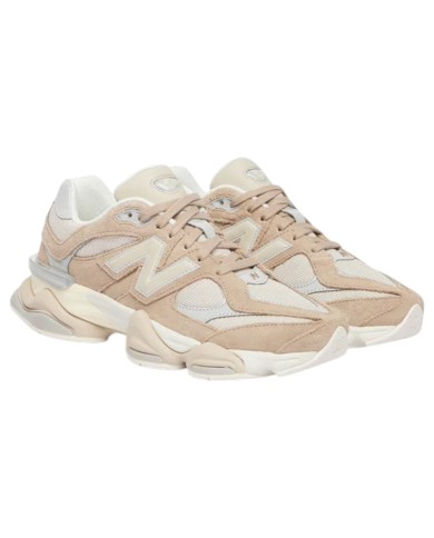 Sneakers Donna New Balance 9060 Leather Mesh Sand Beige