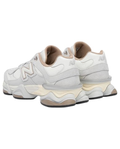 Sneakers Donna New Balance 9060 Leather Mesh Grey White Bronze