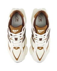 Sneakers Unisex New Balance Uomo Donna 9060 Leather Mesh Breakfast Tea Angora