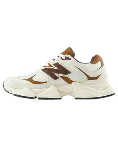 Sneakers Unisex New Balance Uomo Donna 9060 Leather Mesh Breakfast Tea Angora