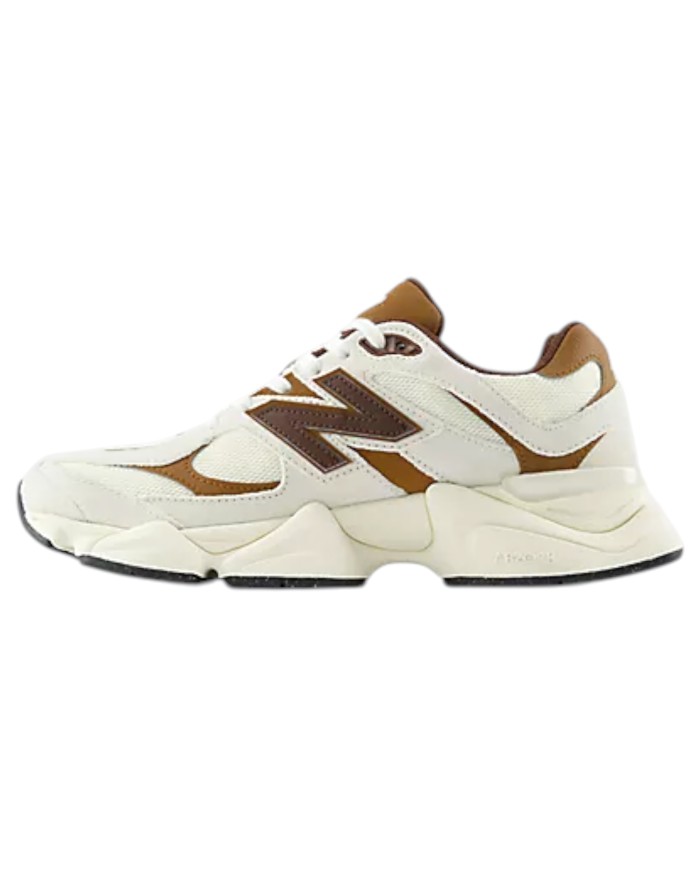 Sneakers Unisex New Balance Uomo Donna 9060 Leather Mesh Breakfast Tea Angora