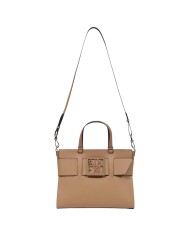 Tote Bag Armani Exchange Donna Con Tracolla Fibbia Logo Leather Narionette Brown