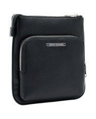 Borsello Armani Exchange Uomo Line Logo Leather Black