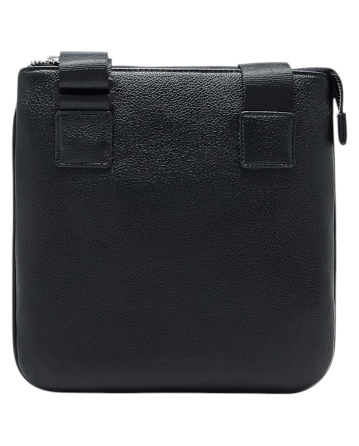 Borsello Armani Exchange Uomo Line Logo Leather Black