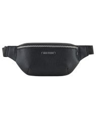 Marsupio Armani Exchange Uomo Line Logo Leather Black
