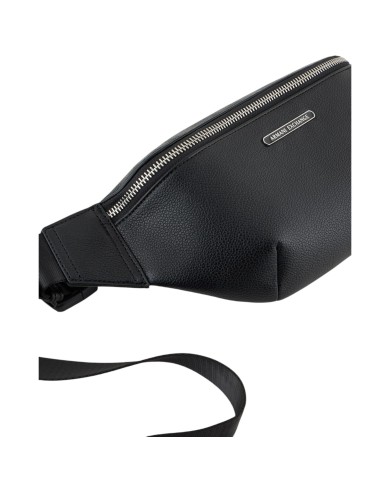 Marsupio Armani Exchange Uomo Line Logo Leather Black
