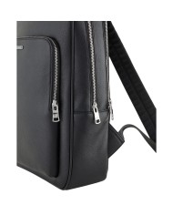 Zaino Uomo Armani Exchange Minimal Backpack Leather Black