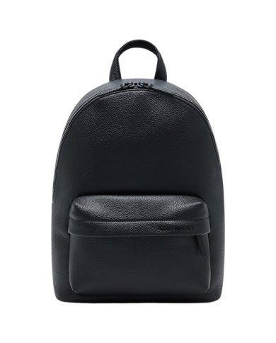 Zaino Armani Exchange Uomo Line Logo Grain Leather Black