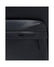Zaino Armani Exchange Uomo Line Logo Grain Leather Black