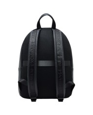 Zaino Armani Exchange Uomo Line Logo Grain Leather Black