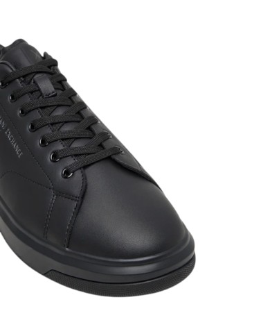 Sneaker Uomo Armani Exchange Action Leather Black Grey