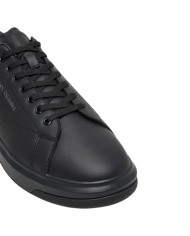 Sneaker Uomo Armani Exchange Action Leather Black Grey