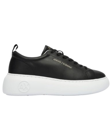 Sneakers Armani Exchange Donna Chunky Leather Black